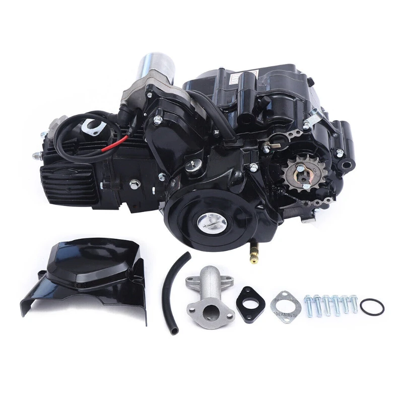 

125cc 4stroke ATV Engine Motor Semi-Auto With Reverse Electric Start For GO Karts