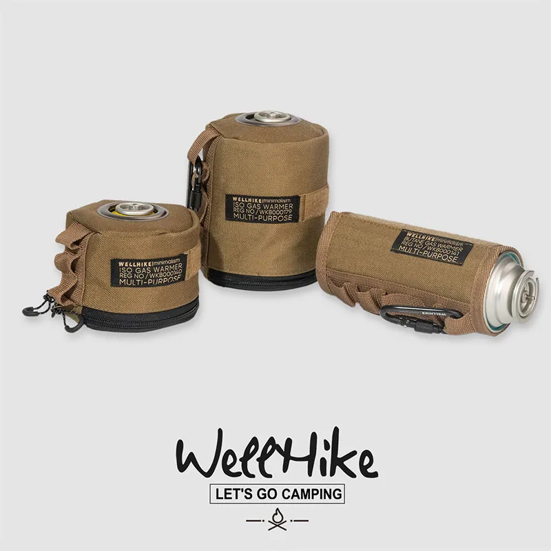 WELLHIKE винтажный чехол для газового канистры с крючками предотвращения падения
