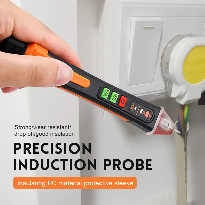 Детектор напряжения умный бесконтактный Тестер цепи ручка измеритель 12-1000 в ток