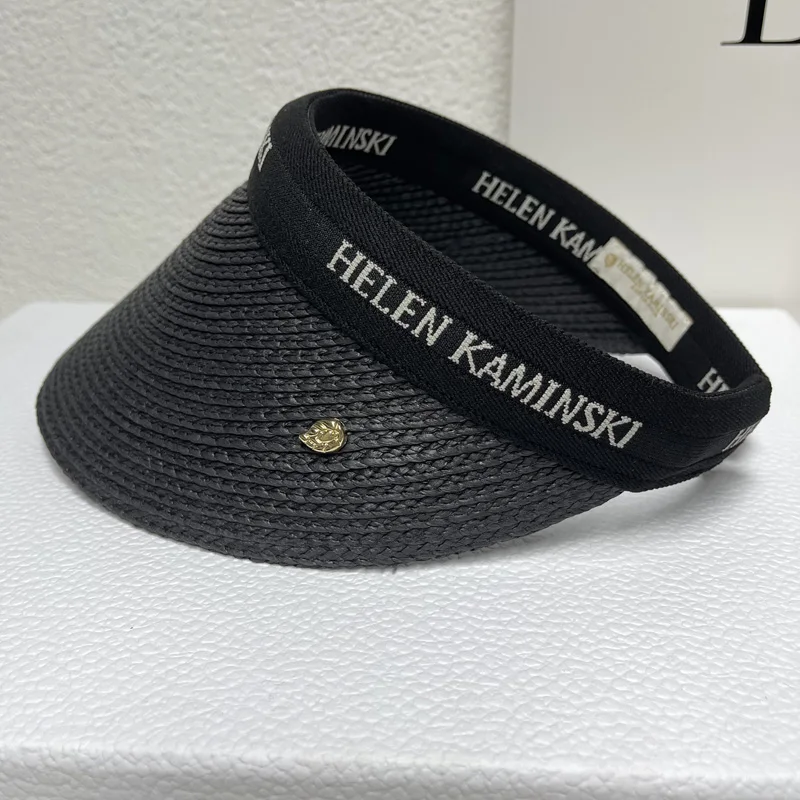 

Шляпа женская Соломенная с козырьком и защитой от УФ-лучей