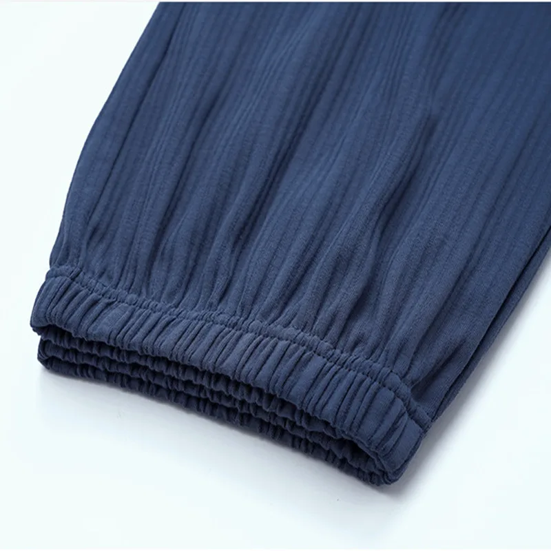 New Cotton Pajamas Men's Summer Homewear Thin Short-sleeved Shorts Loungewear Senior Sense Sleepwear Fat Plus Size Home Wear Set