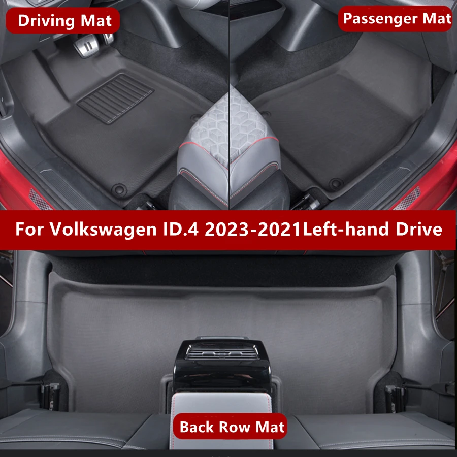 Водонепроницаемые коврики для пола XPE с 3d-подкладкой Volkswagen ID.4 2023-2021