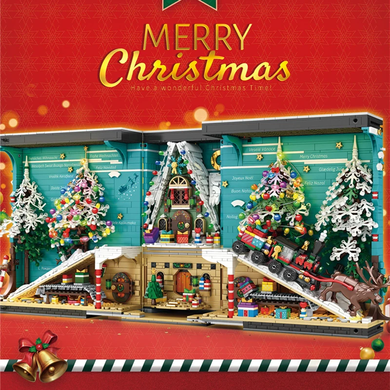 

Фотоальбом 66033, строительные блоки Moc, рождественская елка, Детская елка, игрушки для детей, новогодние подарки