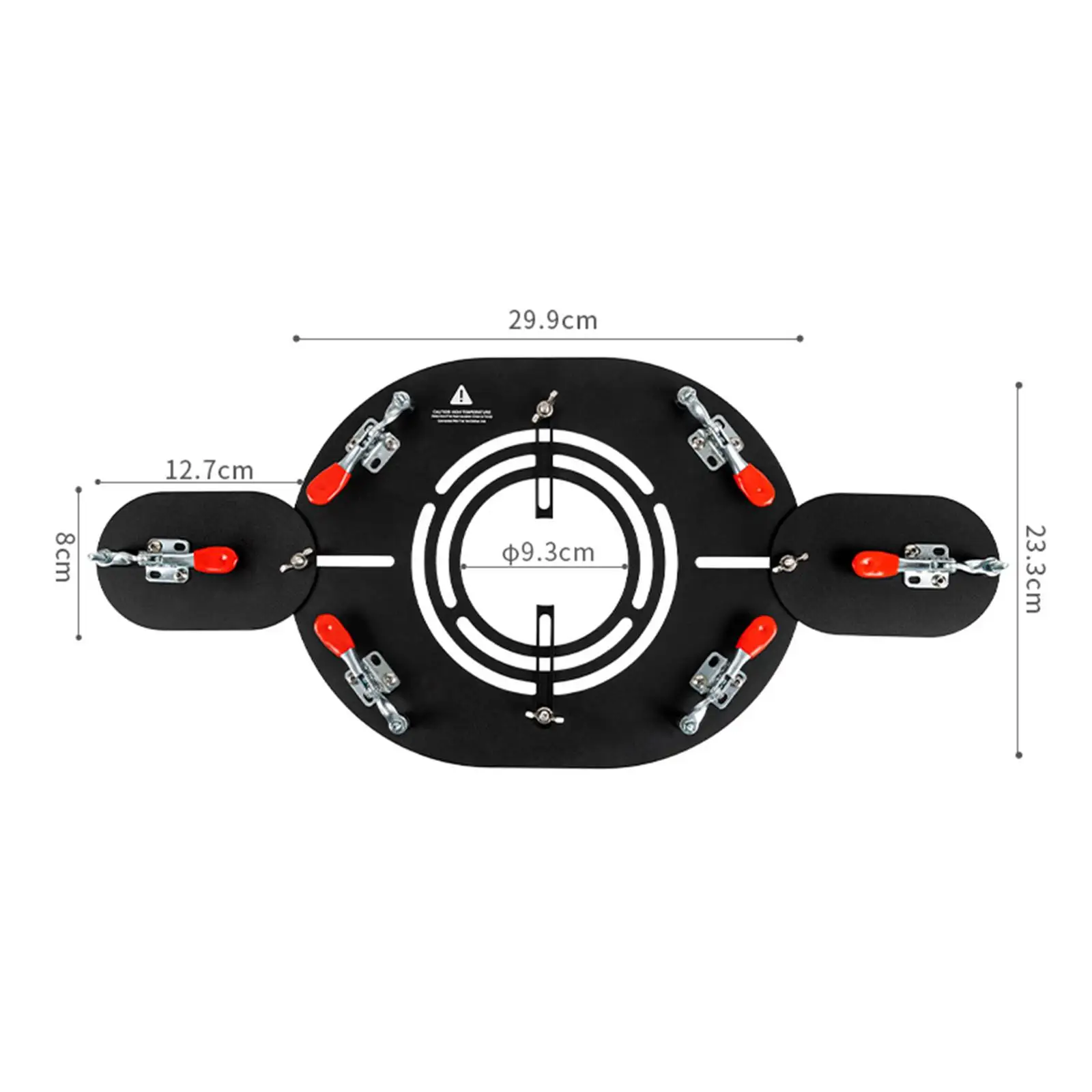 Огнеупорный домкрат для плиты из нержавеющей стали с отверстием дымохода