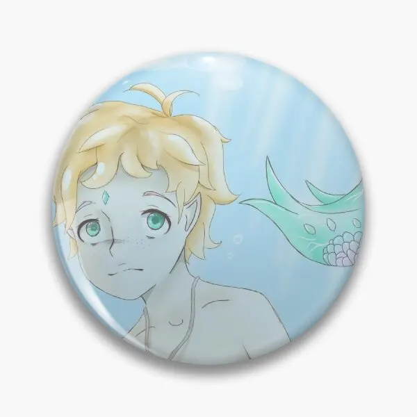 Merman дизайнерская мягкая булавка для пуговиц значок креативная модная забавная