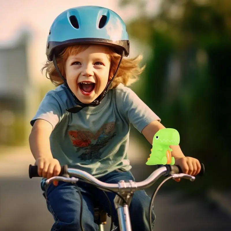 Сжимаемый велосипедный гудок гудок-динозавр колокольчик Детский велосипедные