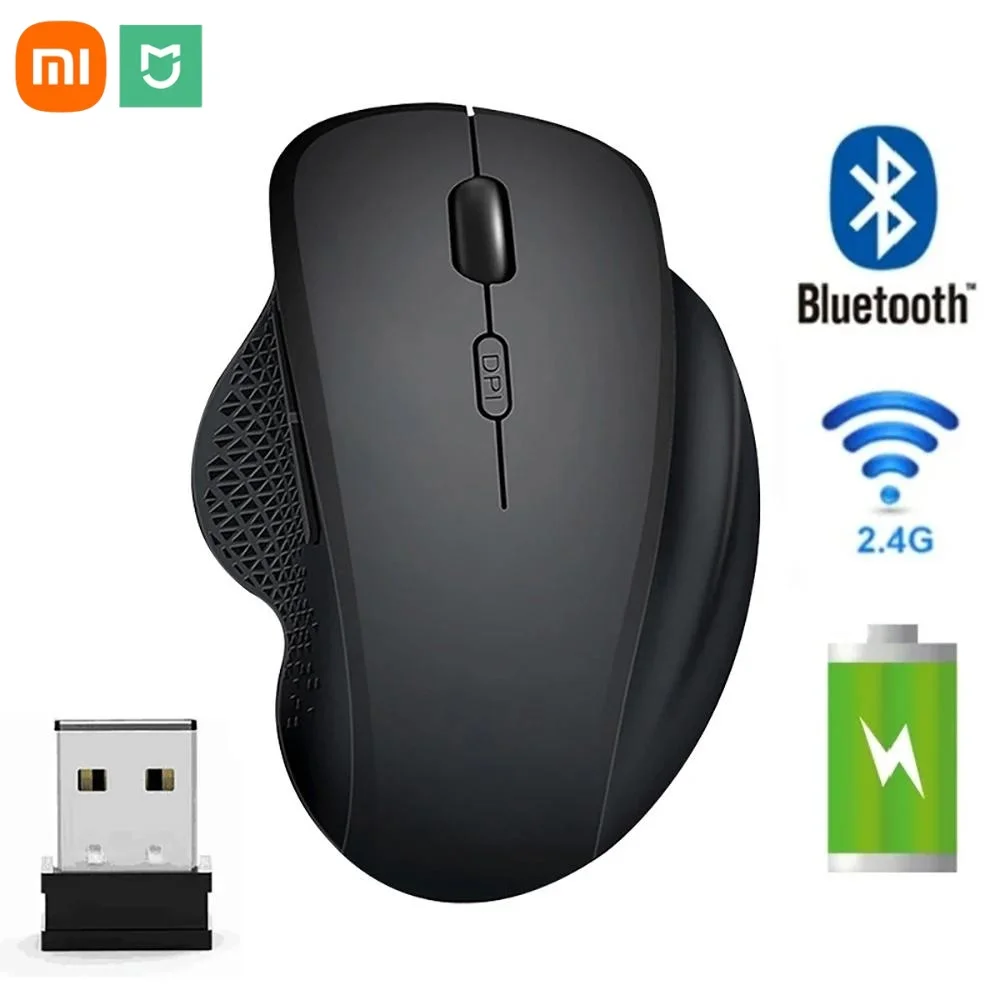 MIJIA Эргономичная беспроводная мышь Bluetooth 1600 DPI | AliExpress