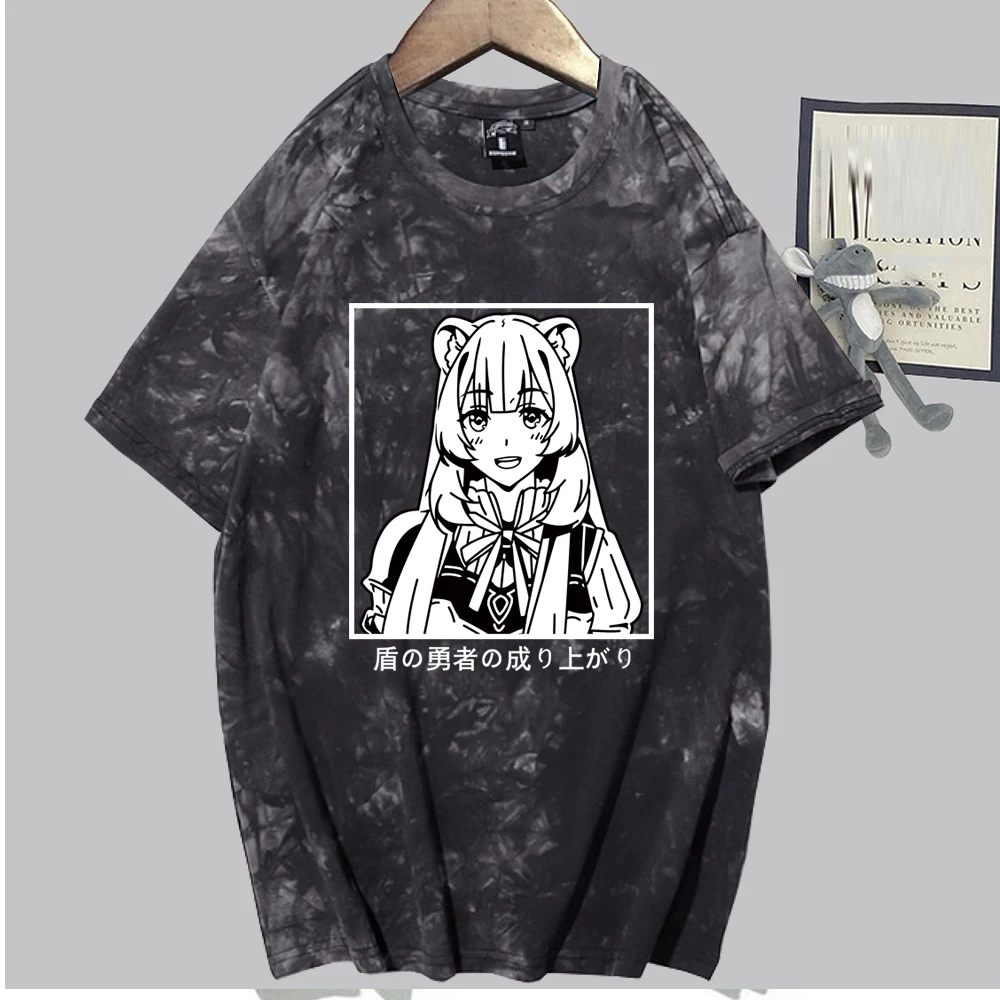 

Футболка с изображением героев японского аниме «восходящий из экрана»