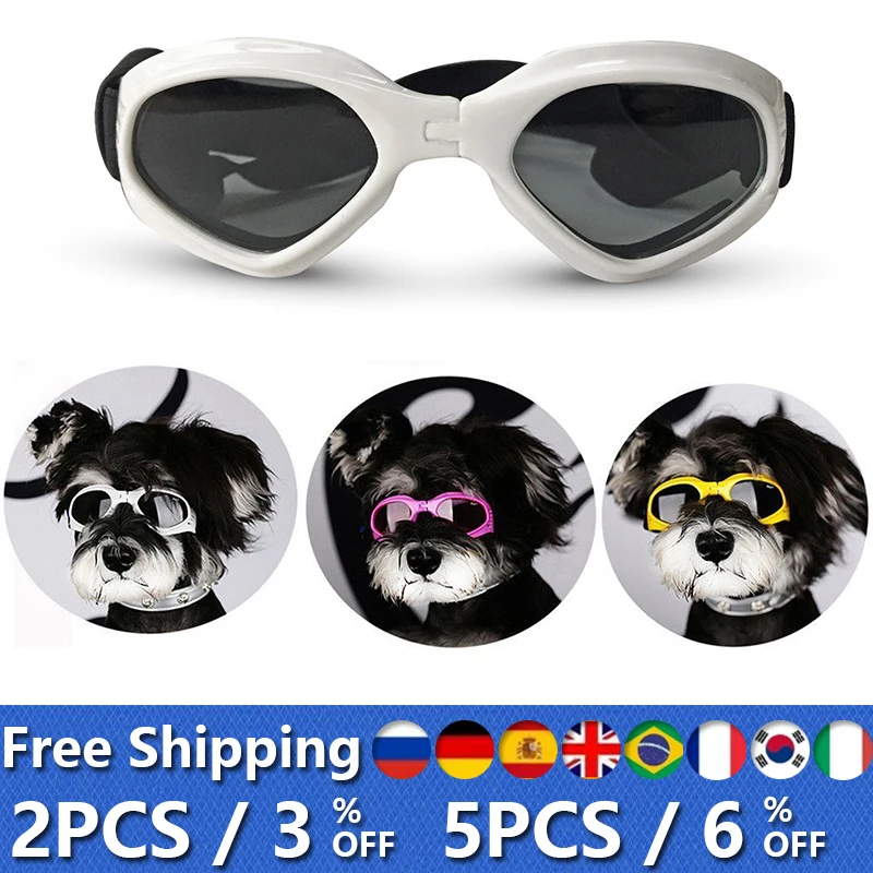 

Dog Sunglass Folding Sun Glasses Cat Goggles Eye Wear Puppy Eye Protection Windproof Pet Grooming Accessories Pet Decoration