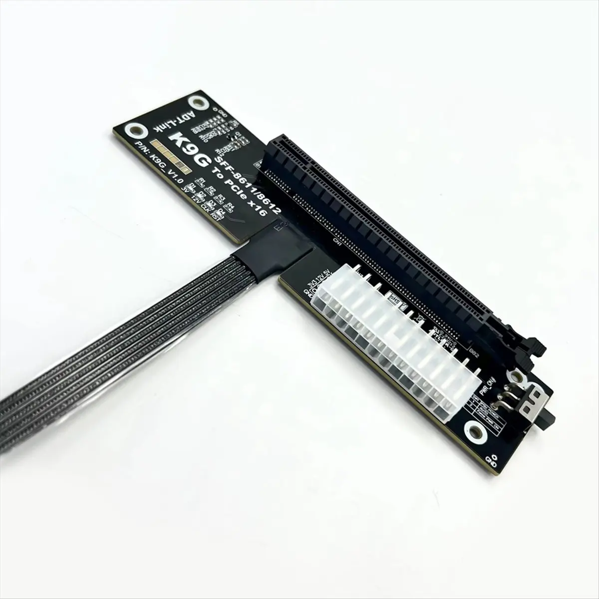 Фото Док-станция OCuLink GPU PCIe 5,0 X4, 128 Гбит/с, ноутбуки для внешней видеокарты SFF-8611 8612 для PCI-E X16 A №2