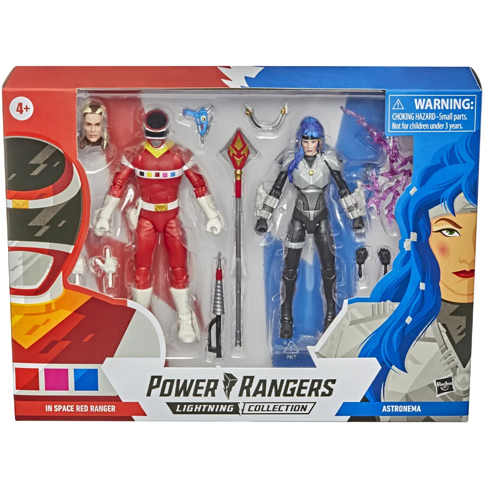 Hasbro Power Rangers Lightning Collection en Space Red Ranger Vs. Astronema 2-Pack...