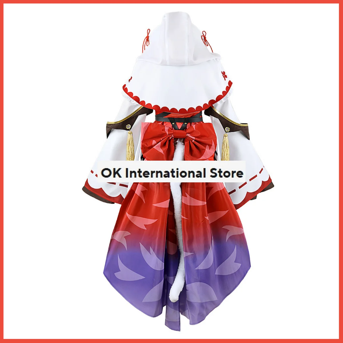Аниме виртуальный YouTuber Сакура Мико Косплей Костюм Hololive парик кимоно Юбка плащ