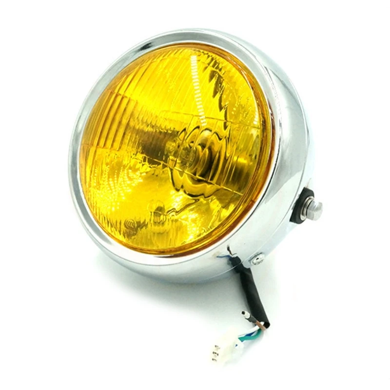 

5.75 Inch Angel Eyes LED Headlight For Motorbike 5-3/4" Projector Round Headlamp