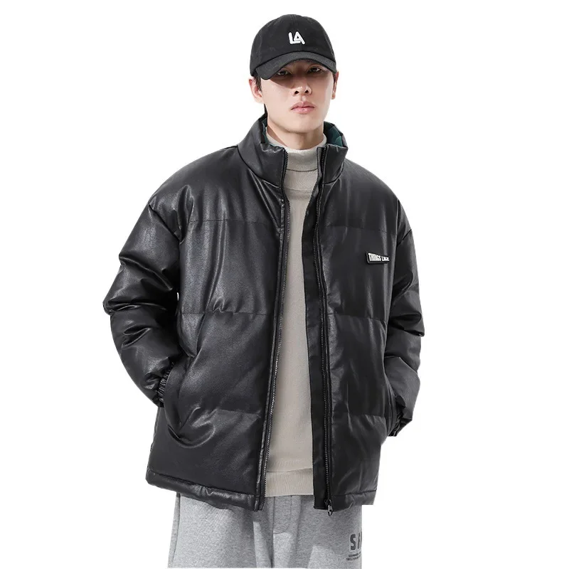 Модное брендовое мужское пальто с хлопковой подкладкой и воротником-стойкой