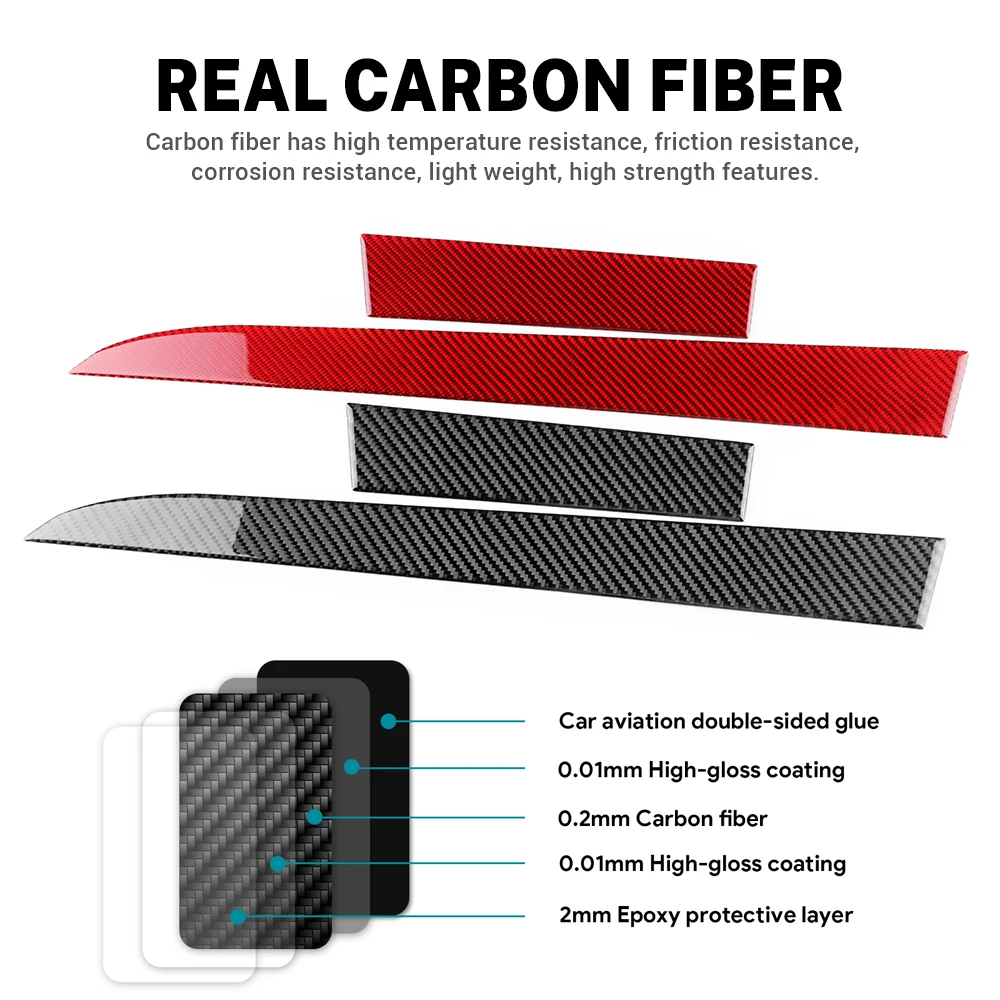 Настоящая мягкая наклейка из углеродного волокна для Subaru Legacy Outback 2010 2011 2012 2013 2014 LHD