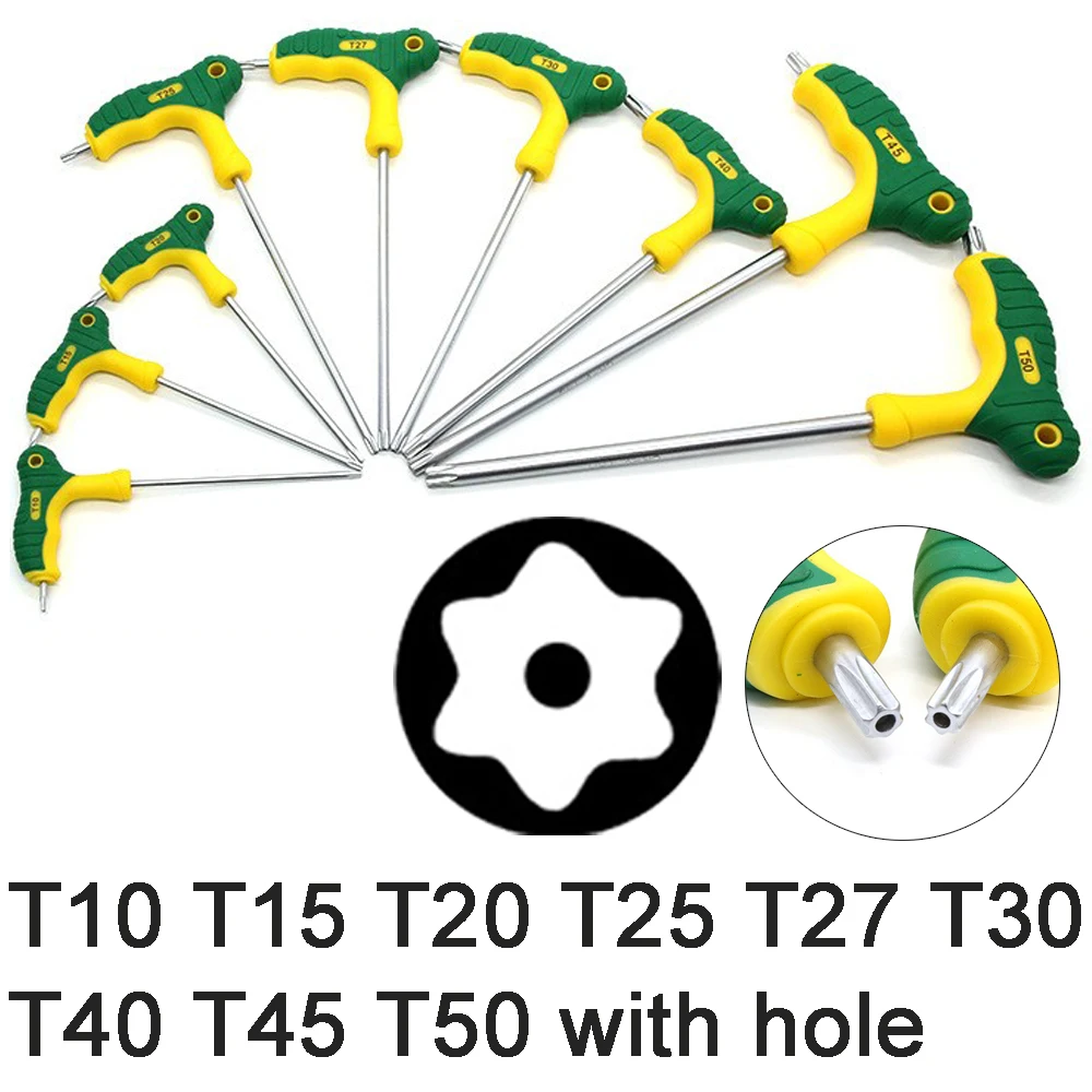 

Стальная отвертка Torx T10/T15/T20/T25/T27/T30/T40/T45/T50