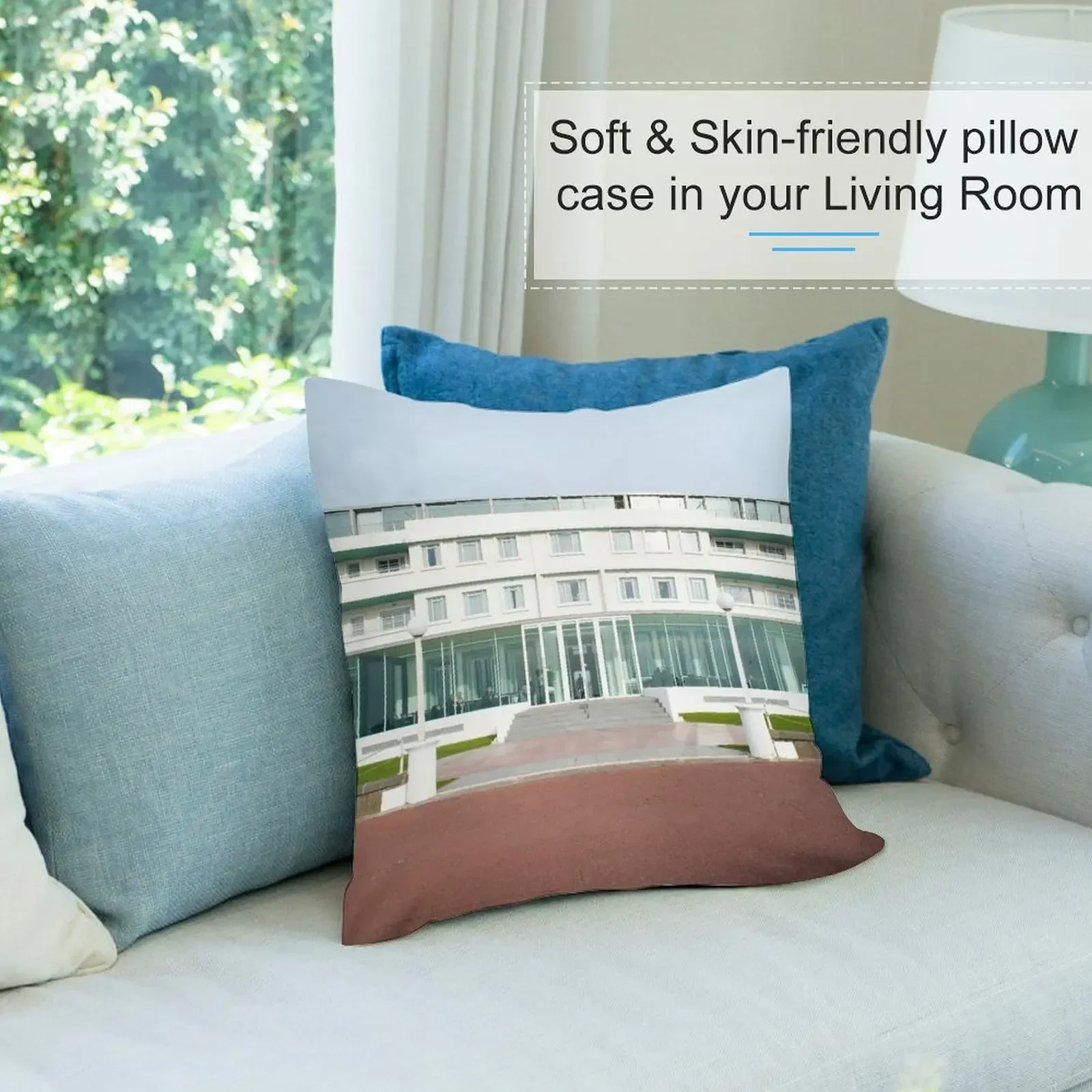 Midland Hotel Morecambe Декоративная подушка Чехлы для диванов Мраморная наволочка Подушка