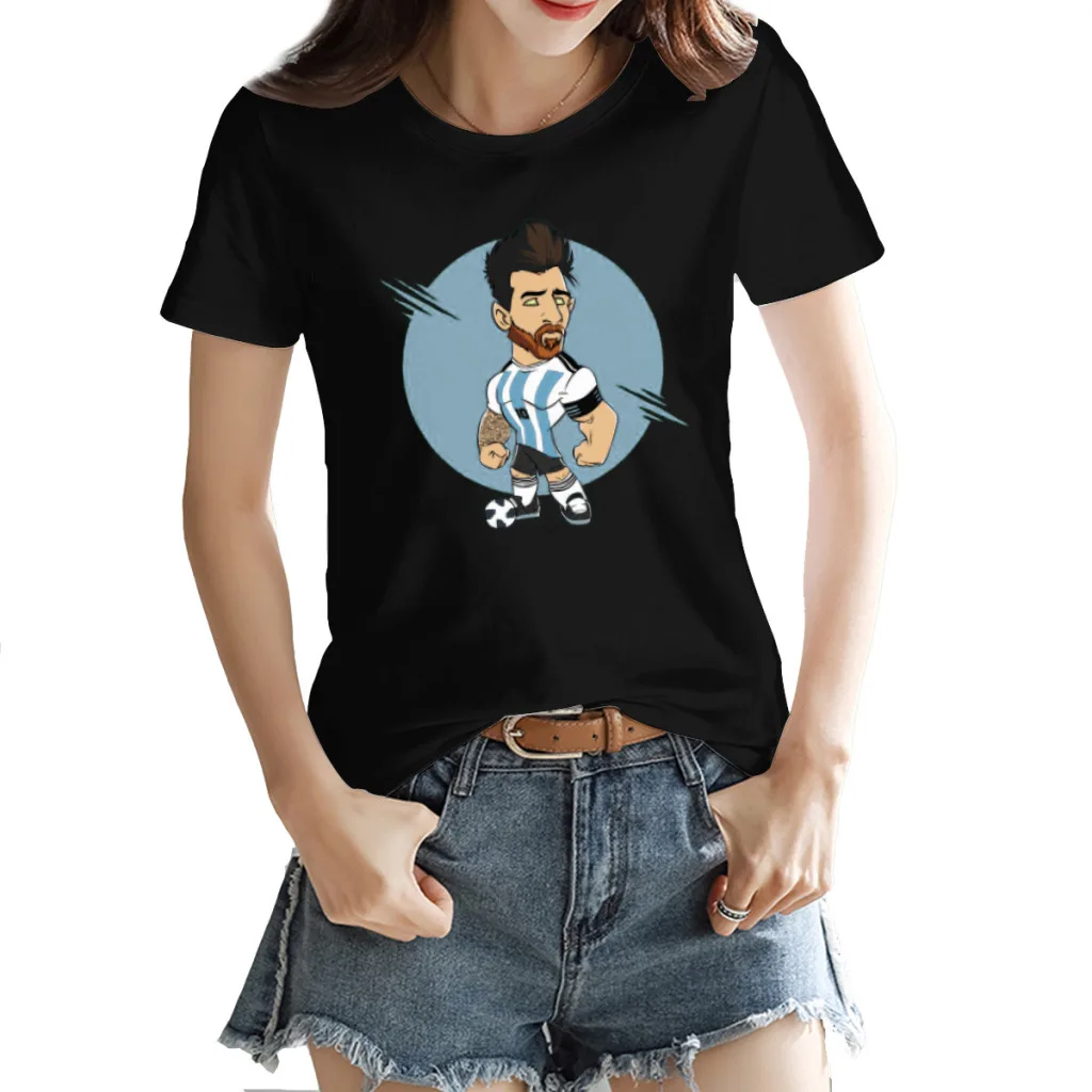 

Argentina Lioneler and Messi (4) Sports Kemp Soccer Football Team Graphic Vintage Activity Competition Tshirt USA Size