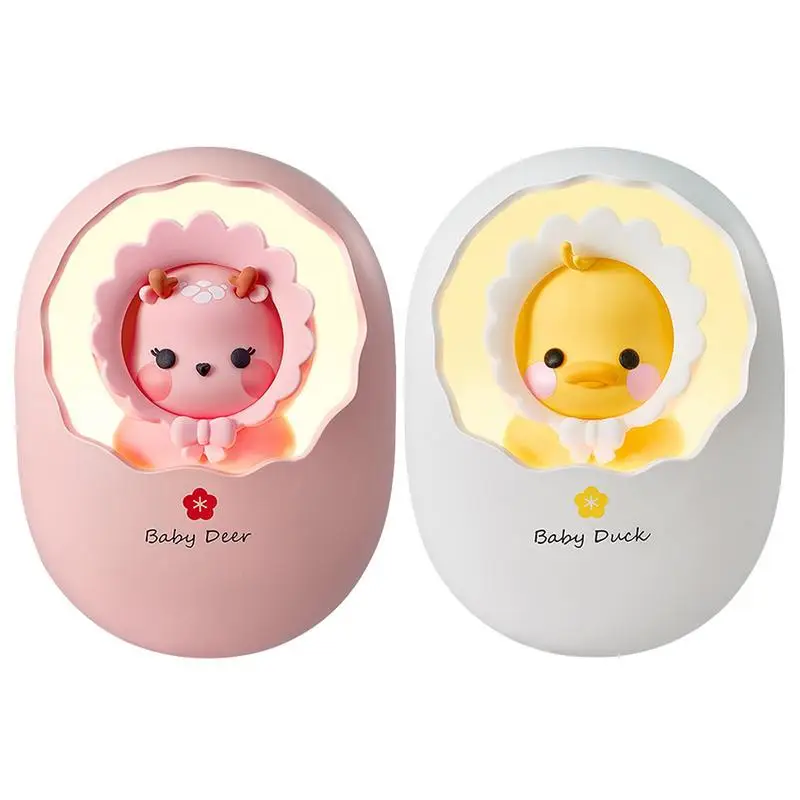 

3 In 1 Eggshell Electric Hand Warmer/Power Bank USB Charging Portable Pocket Hand Warmer Night Light For Winter Warmth Gifts
