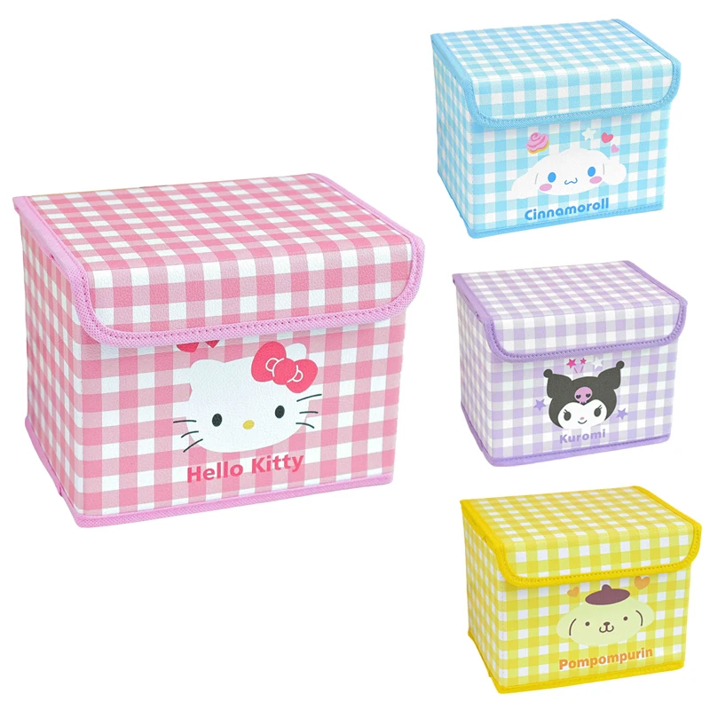 Kuromi Cinnamoroll Женский Настольный Ящик Для Хранения Мультфильм Органайзер Мелких