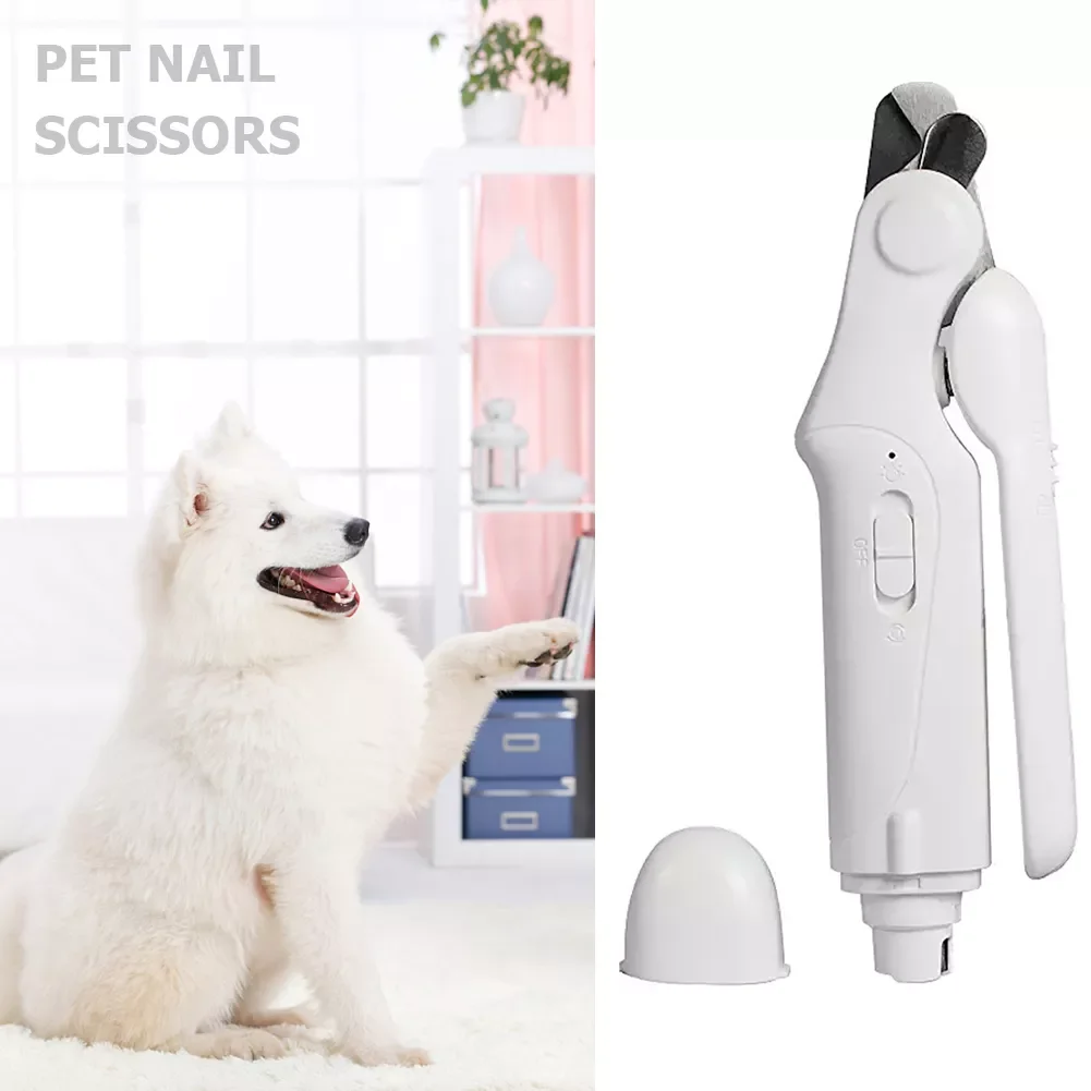 

NEW2023 Professional Cats Claw Blood Line Scissors LED Pet Nail Clippers Dog Nail Trimmer Grooming Cutter for Animals Pet Supply