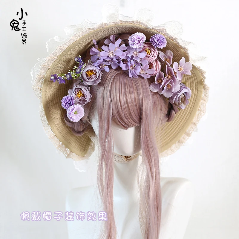 Женские аксессуары оригинальный цветок hanfu древняя песня свадебный головной