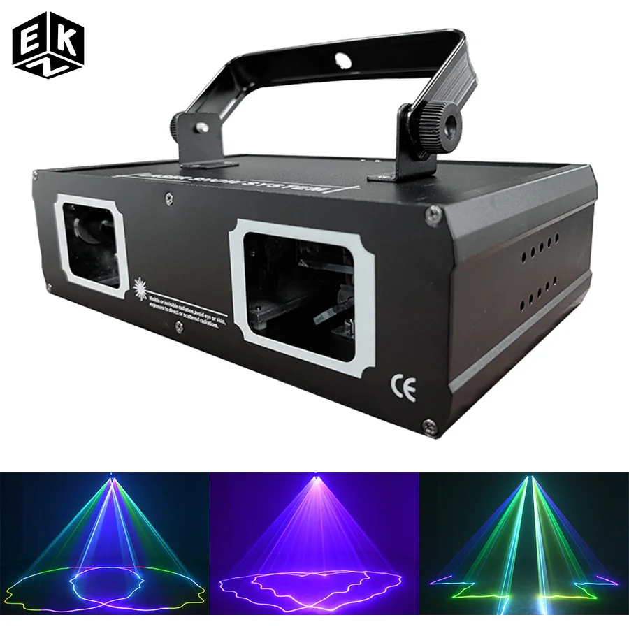 Laser para Festa de Natal Salão de Baile Nova Laser Profissional Dmx512 Controlado Efeito Discoteca Luz Rgb