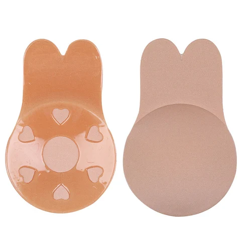 Reusable Silicone Women Breast Petals Lift Nipple Cover Invisible Petal Adhesive Strapless Backless Stick on Bra Breast Stickers