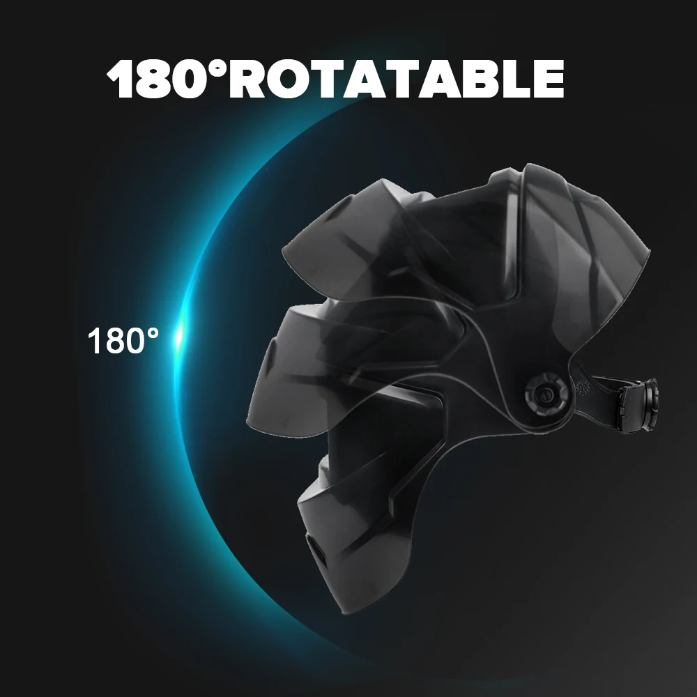 Маска сварочная с автозатемнением на солнечной батарее 180 градусов | Инструменты