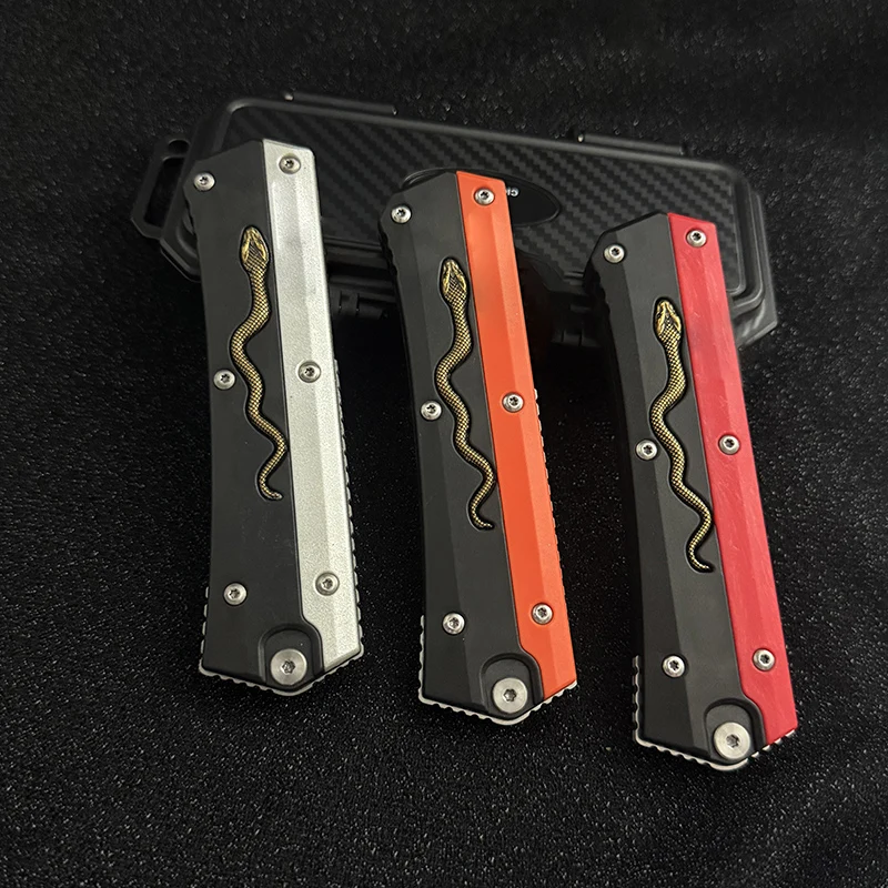 Фото MICRO GY EDC TECH 440C Сталь, нейлон, рукоятка из стекловолокна, технологичный нож для путешествий и походов, многофункциональный инструмент EDC, подарок на праздники для мужчин. №1