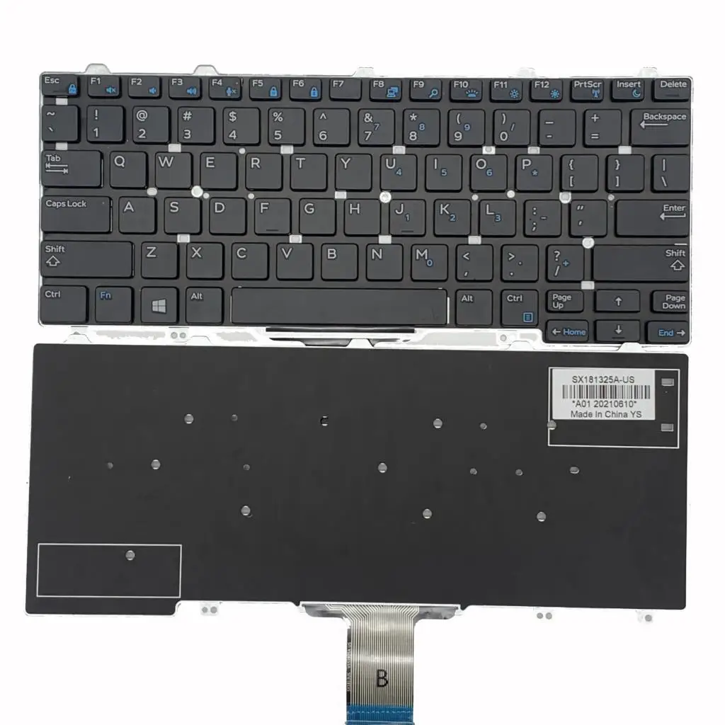 

New US laptop keyboard For DELL Latitude 7350 E7270 E7250 7270MJ8HY 0MJ8HY XCD5M 0XCD5M