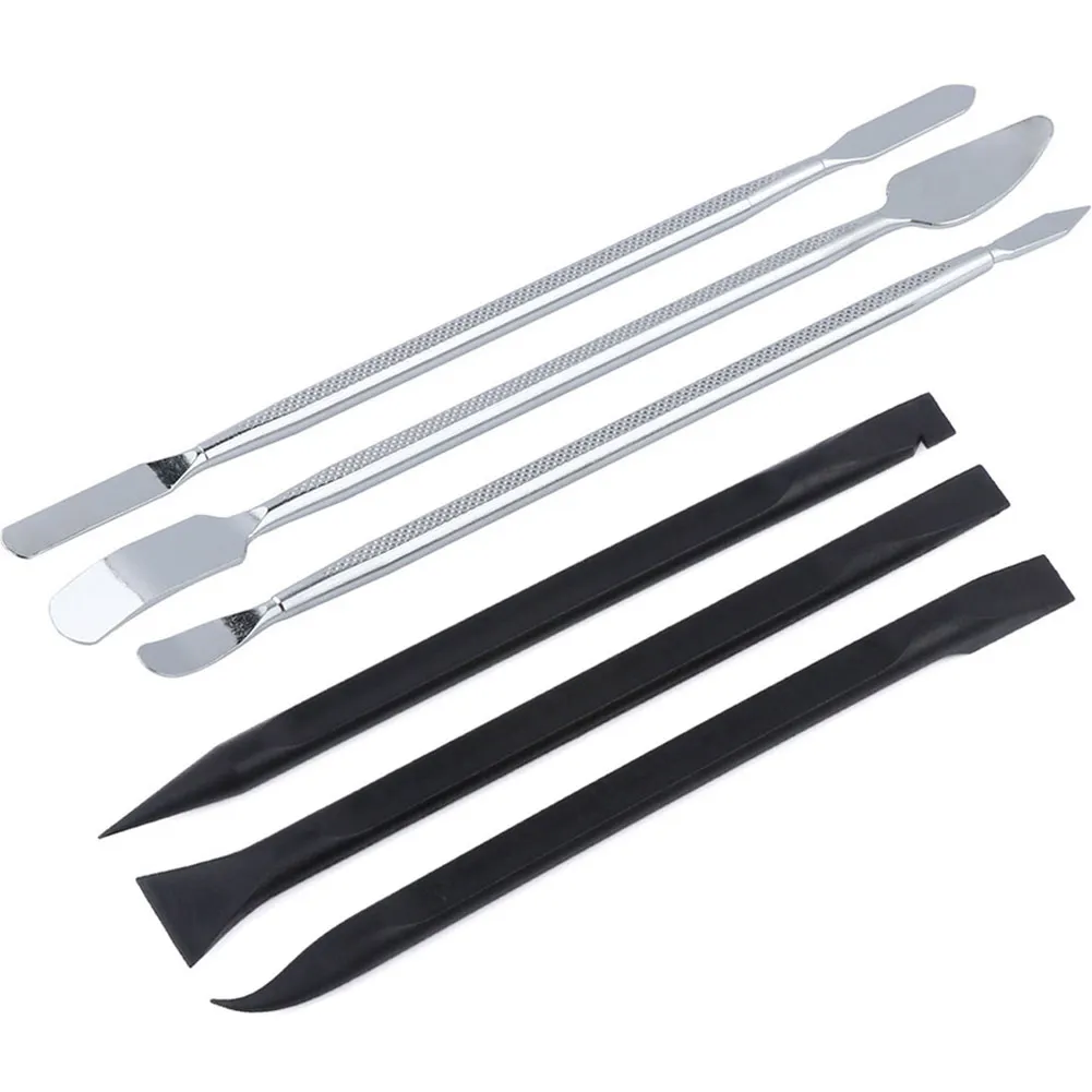 

Сверхмощный металлический лопатка, антистатический пластиковый лопатка, инструменты для открытия и подглядывания для iPhone, Samsung, iPad, ноутбука, комплект для ремонта треснутого экрана