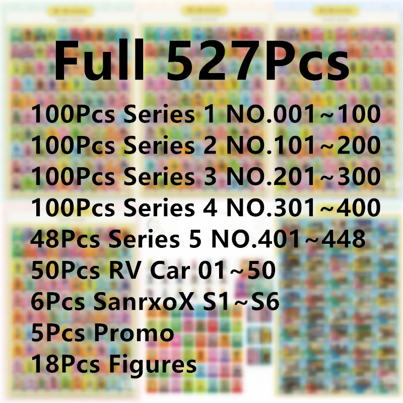 Полный 527 шт. ACNH Linkage NFC-карта для NS Chip Ntag215 TAG Mini/Standard Series 1 + 2 3 4 5 Добро пожаловать SAN