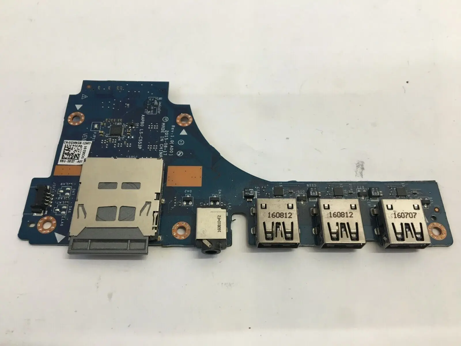 

Для Dell Precision 17 7710 Right-side IO монтажная плата Audio USB порты 0GMNG8