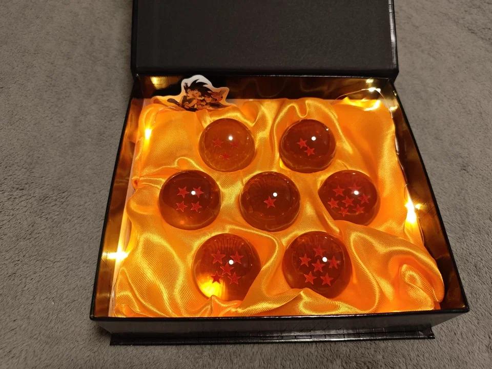 Фото Коллекционный набор из 7 фигурок-кристаллов Dragon Ball Z в подарочной коробке, издание для фанатов аниме, коллекционная демонстрационная версия Dragon Ball Z №5