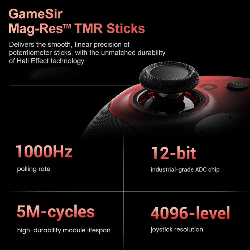 Фото Игровой контроллер GameSir G7 Pro Xbox Проводной беспроводной геймпад с зарядной док-станцией для Xbox Series X S Xbox One PC Steam Android №3