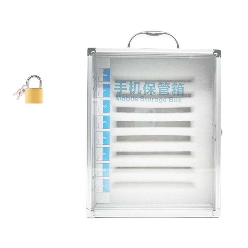 Стойка для мобильного телефона в классе шкаф хранения настенная тюрьма ящик