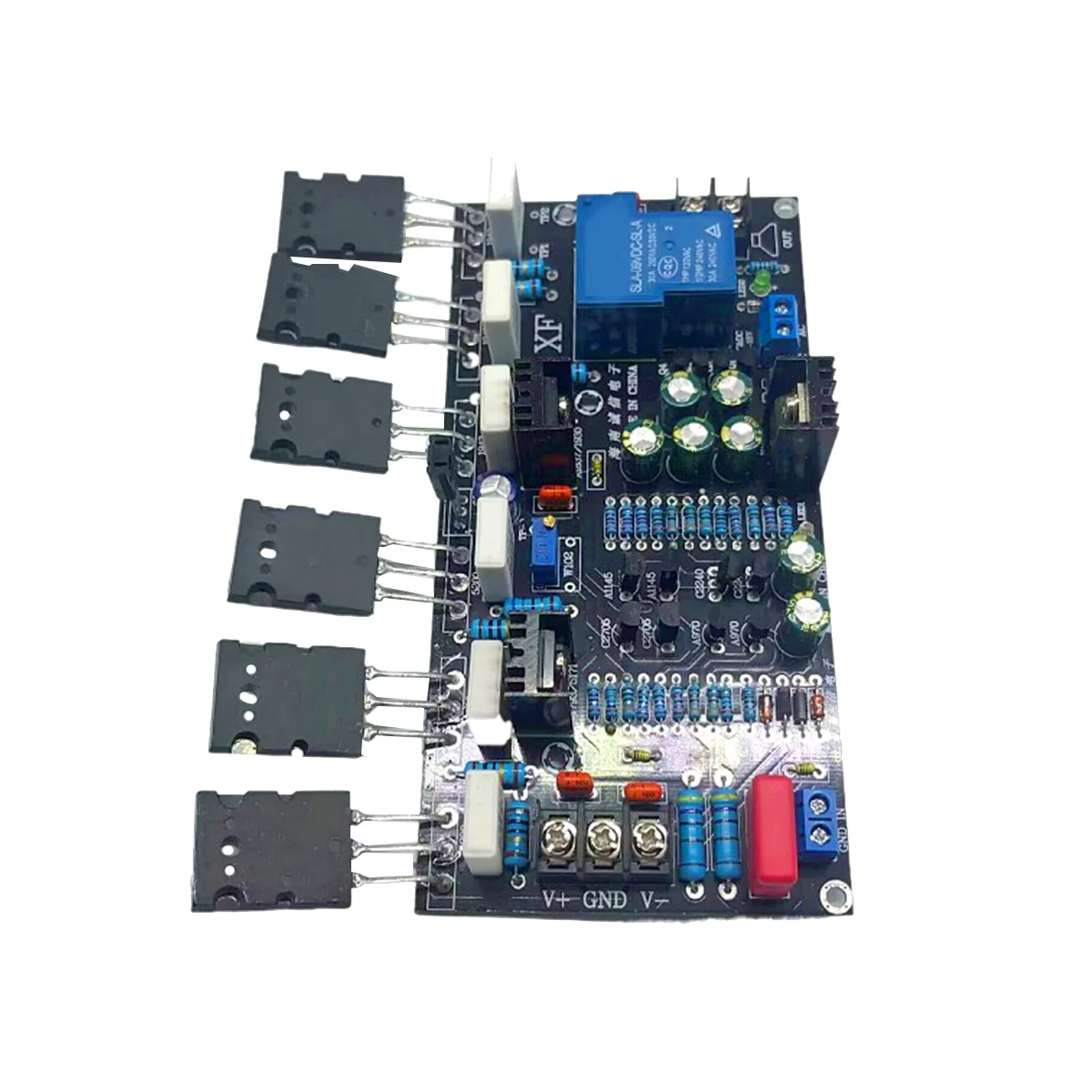 

Mono 300W Power Amplifier Board 1943+5200 Rear Stage Power Amplifier Board with Speaker Protection