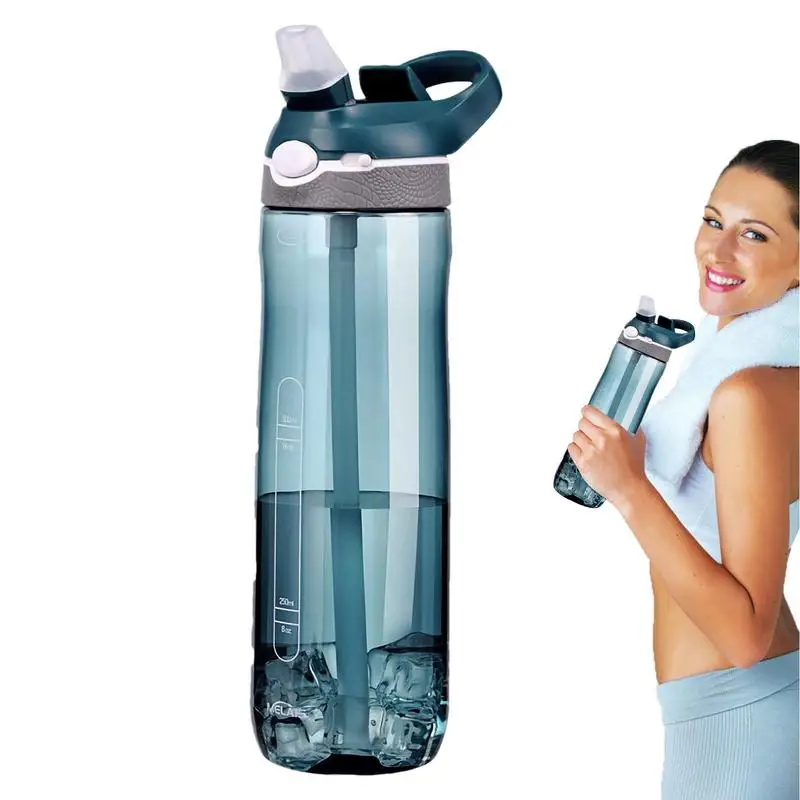 

Water Bottle With Straw Large Portable Travel Sports Fitness Cup Keep Hot And Cold Insulated Vacuum Flask Drinking Accessory