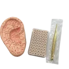 3 в 1 Магнитная терапия аурикулярная ручка для акупунктуры ушей с 600 шт. наклейки на семена для ушей модель ушей