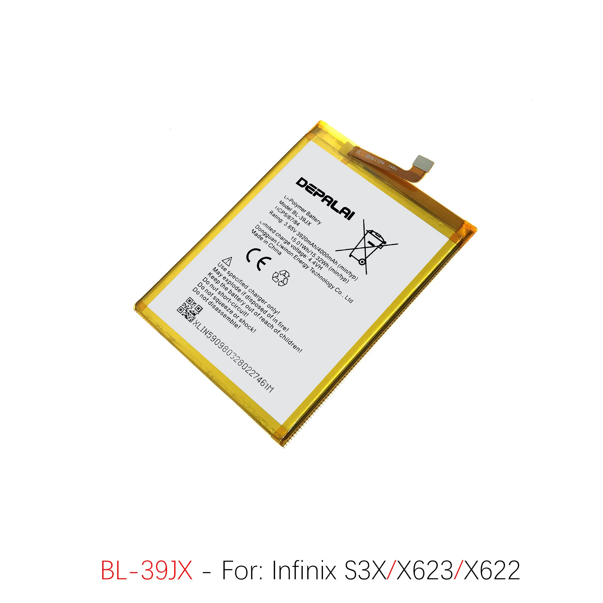 BL-30SX BL-34BX BL-39AX для Infinix S2 S2Pro X522 X609 X557 S3X X551 Hote4Pro X623 X622 Аккумулятор BL-39JX Аккумуляторы