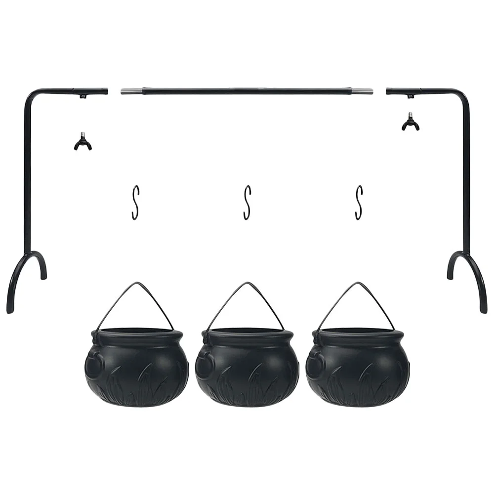 

Small Candy Bucket Cauldron Halloween Handheld Buckets Holder Favors Basket Pp Treat Party Decorations