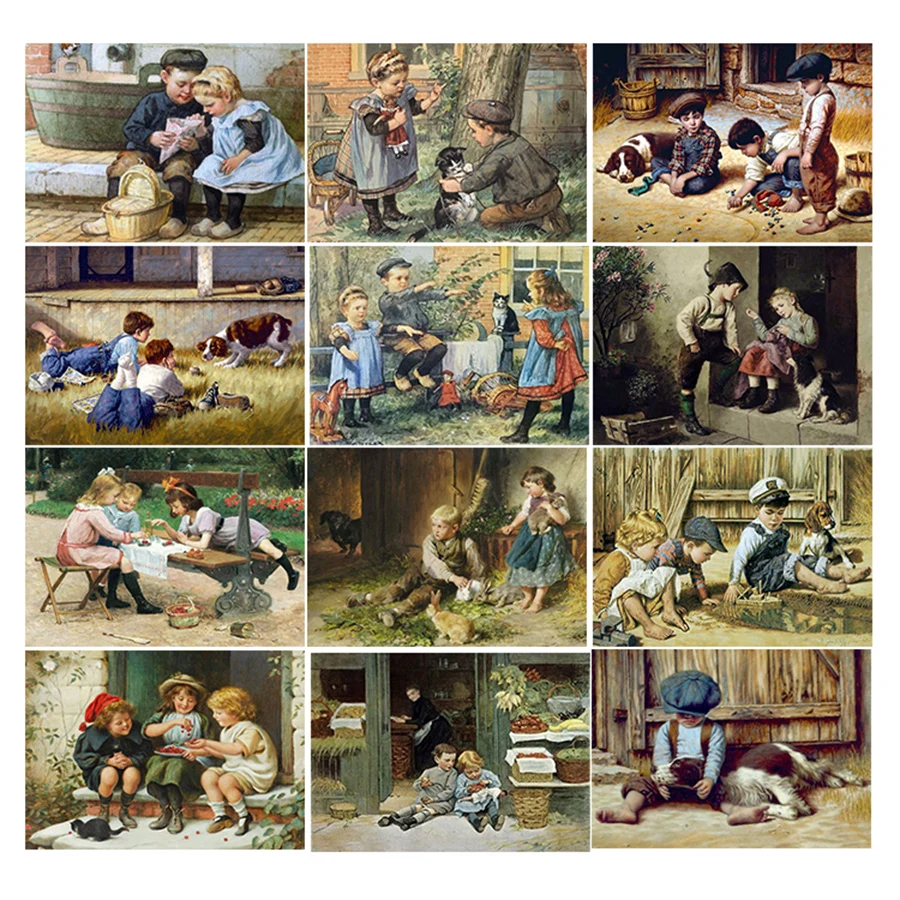 

Алмазная 5D Вышивка Стразы для творчества, картина для детей, алмазная живопись, портретная Алмазная мозаика, полноразмерные настенные укра...