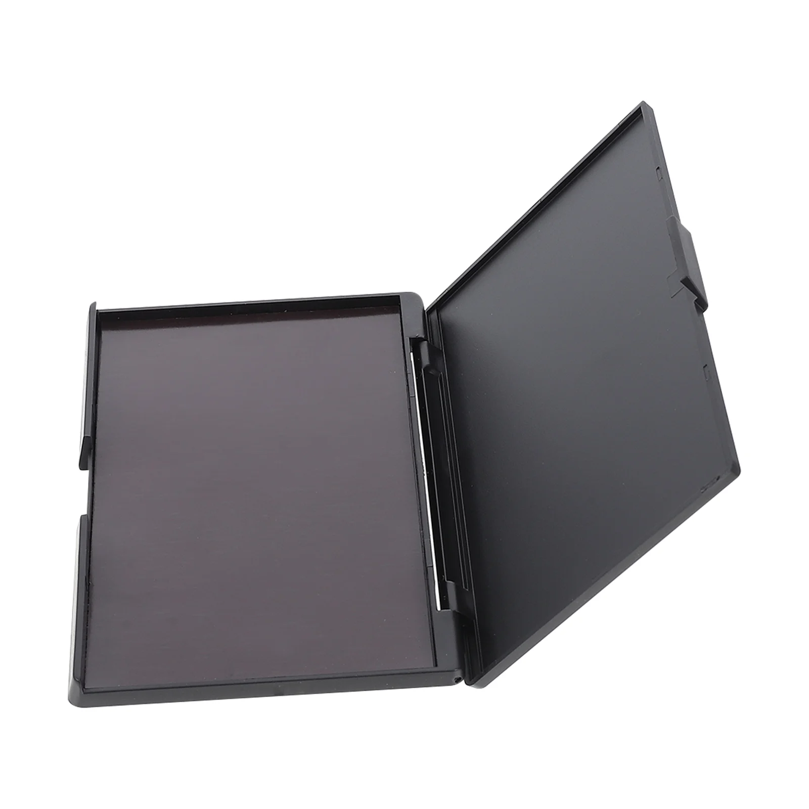 

Black Serving Tray Plastic Eyeshadow Black Eyeshadow Magnetic Valet Tray Women Eyeshadow Tray Hollow DIY Eyeshadow Palette