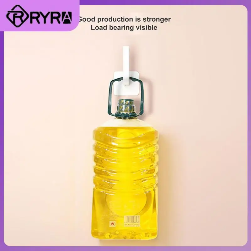 

Storage Rack Punch-free Hanger Racks Cloth Hanger L-shape Hook Cloth Coats Hats Hanger Kitchen Rack Bathroom Holder Home Storage