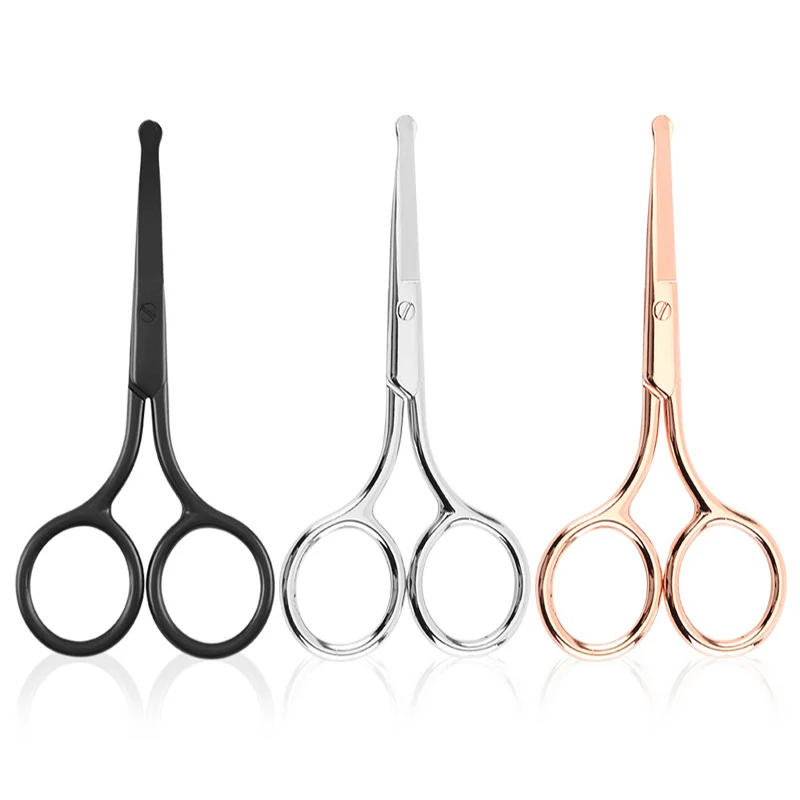 

Eyebrow Scissors and Nose Scissors Have a Circular Tip Design That Will Not Harm The Nasal Cavity Professional Hair Clippers