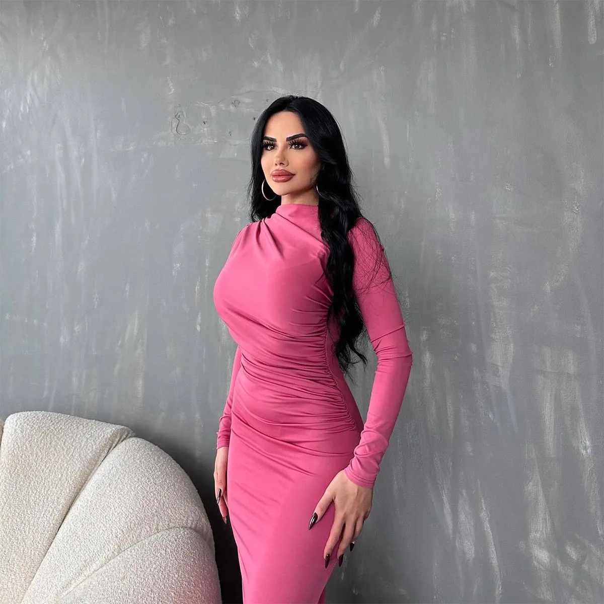 Женское длинное платье макси