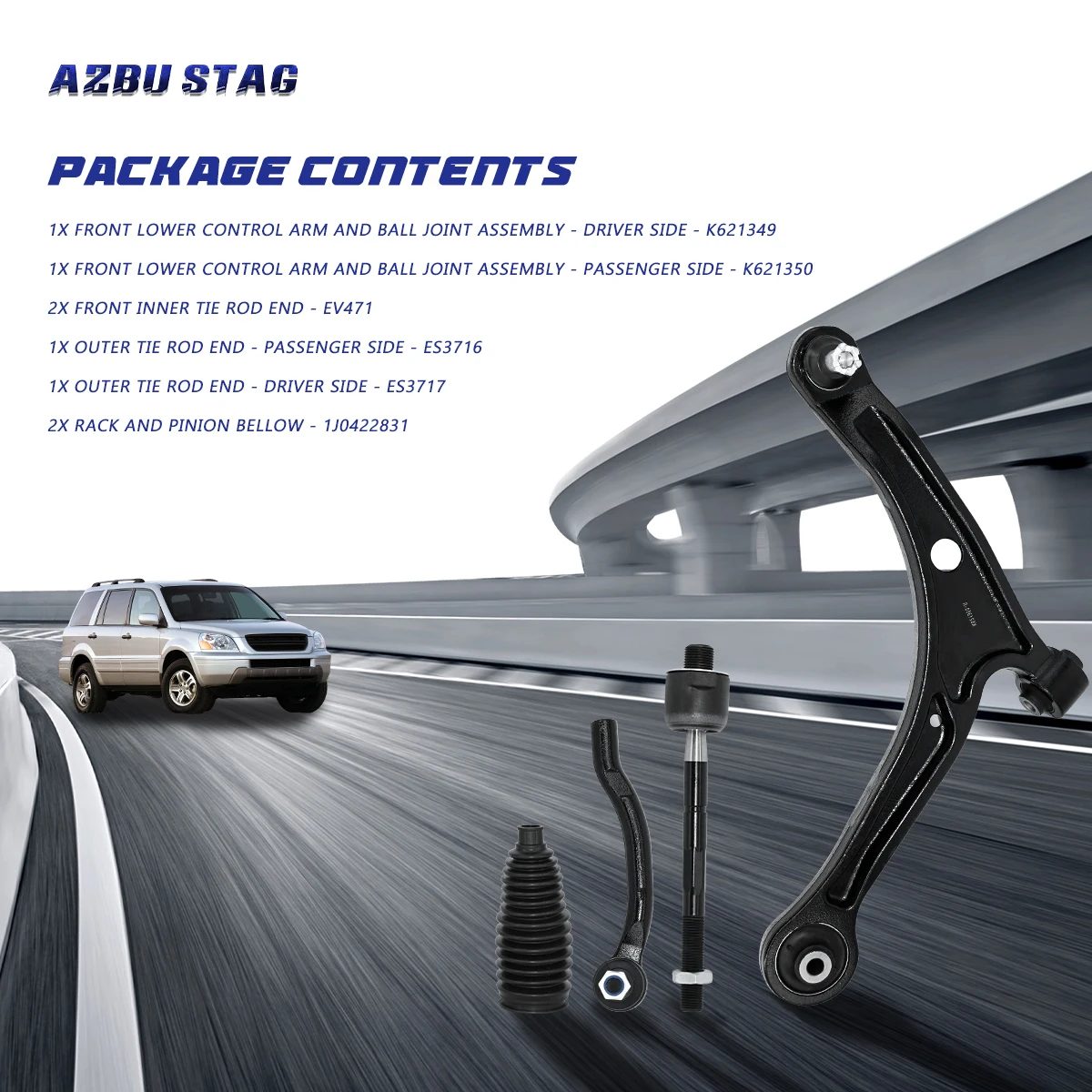 8 шт. передний нижний рычаг управления для ходовой тяги HONDA PILOT ACURA MDX 2001 2002 2003 2004 2005