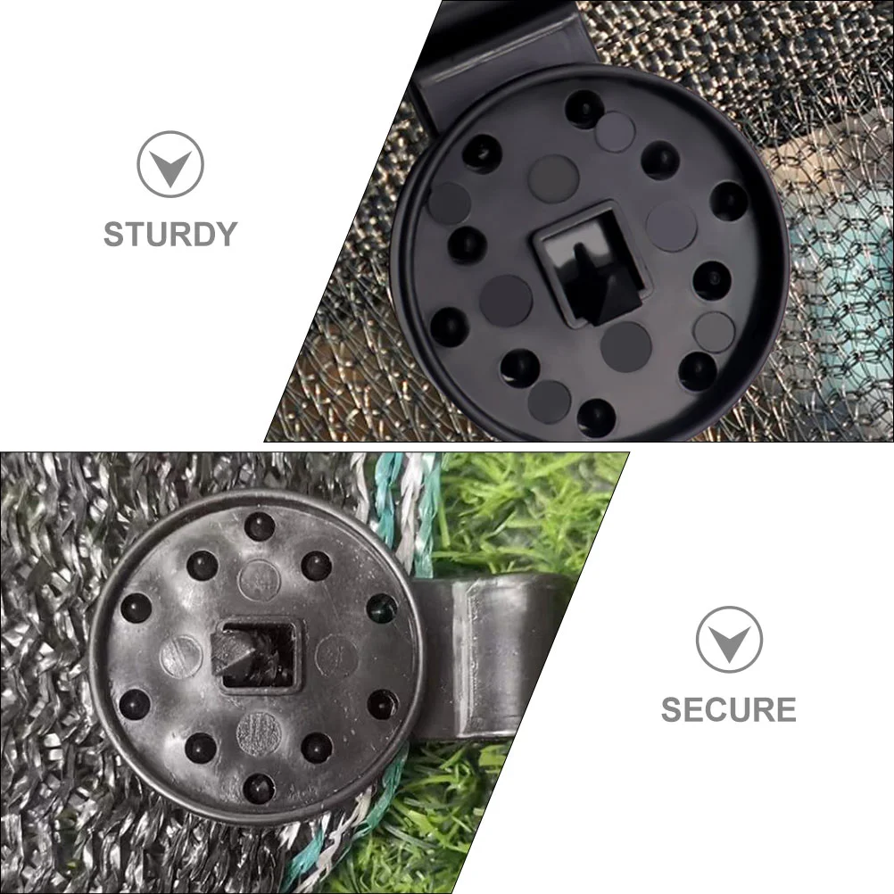 100 шт. зажим для абажурной сетки крепежные зажимы садовой сверхпрочная