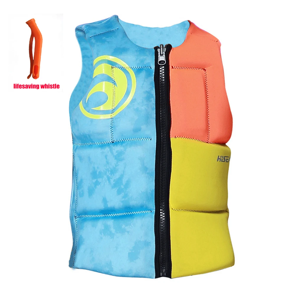 

New Portable Adult Neoprene Life Jacket Ladies Fashion Foldable Buoyancy Vest Swimming Boating Surf Rafting Safety Life Jacket